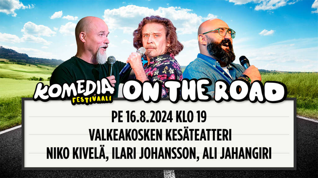 Niko Kivelä, Ilari Johansson ja Ali Jahangiri.