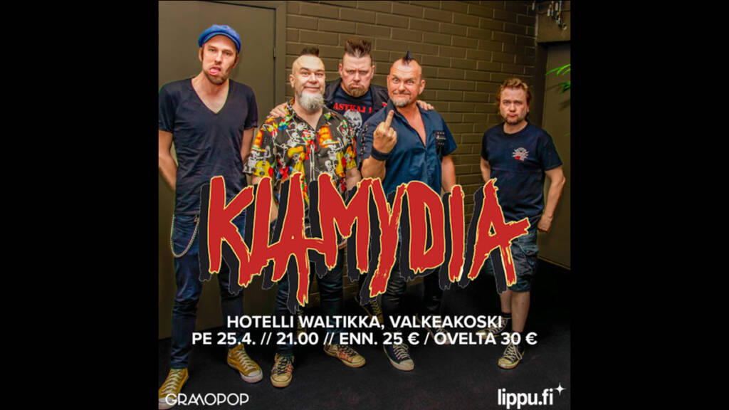 Promokuva Klamydia-bändistä.